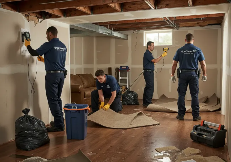 Flood DamageMaterial Assessment and Debris Removal process in Alamo, TX